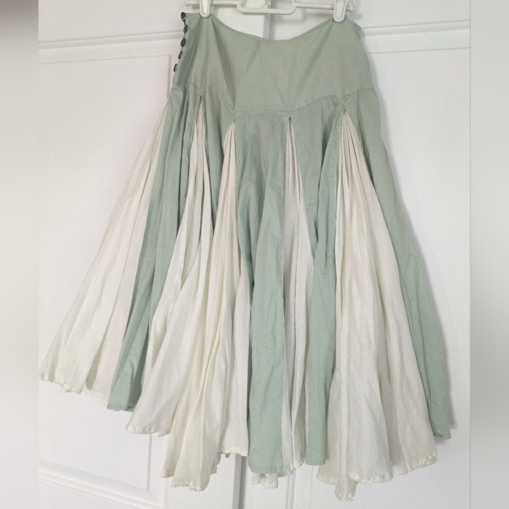 Women's Allsaints Pleated Flowy Midi Skirt Size XS